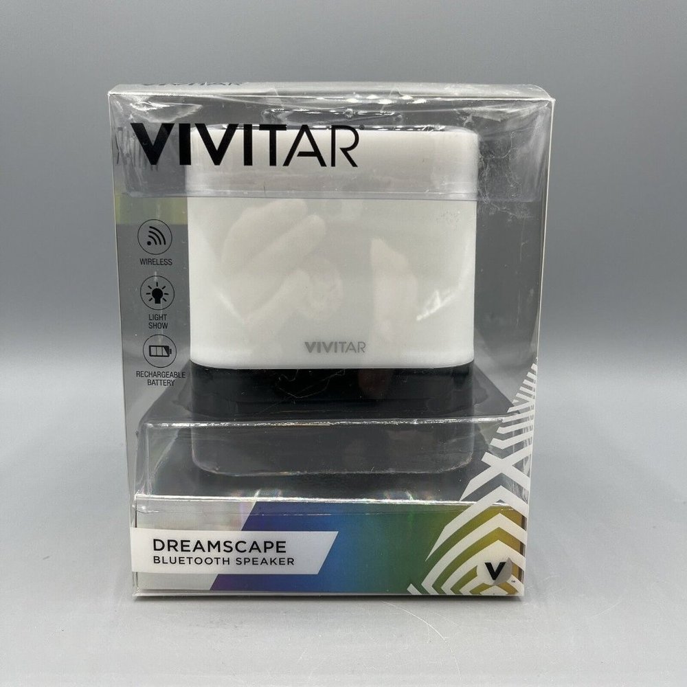 Vivitar Dreamscape Bluetooth Speaker 3 Light Up Modes Lightshow Wireless 2017